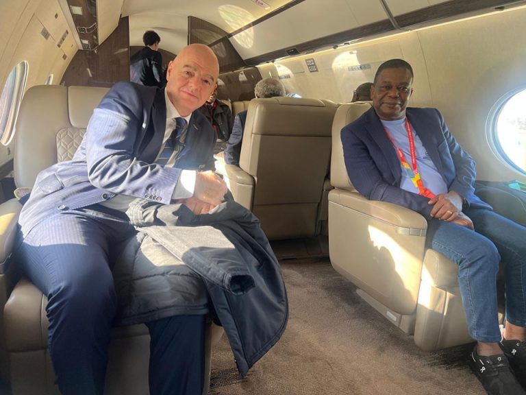 Coupe du monde féminine 2023 : Mathurin de Chacus était au côtés  de Gianni Infantino en nouvelle Zélande